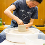 Shozo Michilawa demonstrating at the Ashmolian 2016